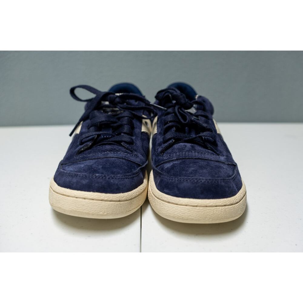 Saucony Jazz Court Navy Suede Sneakers Mens Size 5.5 Casual Low Top Shoes View 6